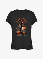 Stranger Things Trick Or Treating Demogorgon Girls T-Shirt