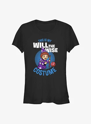 Stranger Things This Is My Will The Wise Costume Girls T-Shirt