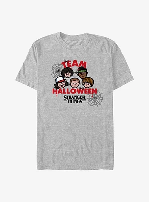 Stranger Things Team Halloween Faces T-Shirt