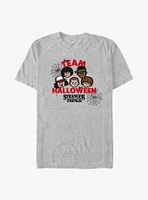 Stranger Things Team Halloween Faces T-Shirt