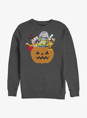 Disney Pixar Toy Story Pumpkin Surprise Characters Sweatshirt