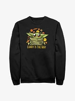 Star Wars The Mandalorian Child Candy Is Way Sweatshirt