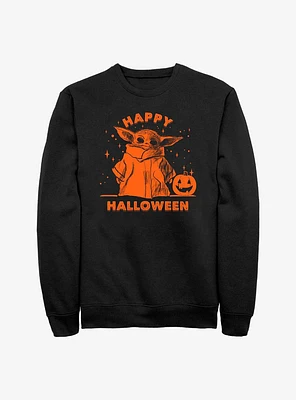Star Wars The Mandalorian Child Happy Halloween Sweatshirt