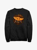 Star Wars The Mandalorian Child Pumpkin Carving Sweatshirt