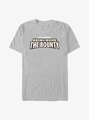 Star Wars The Mandalorian Bring Home Bounty Logo T-Shirt