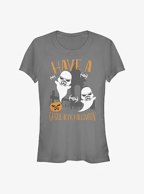 Star Wars Stormtrooper Ghoul-Actic Halloween Girls T-Shirt