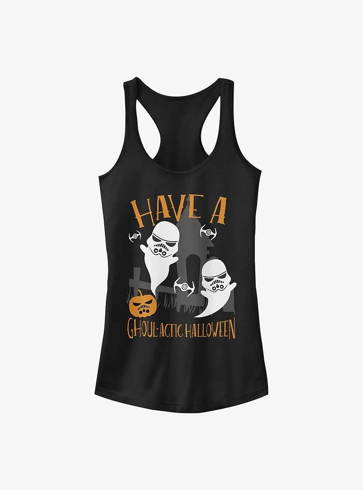 Star Wars Stormtrooper Ghoul-Actic Halloween Girls Tank