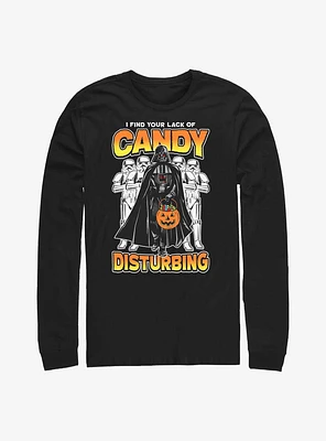 Star Wars Darth Vader Lack Of Candy Disturbing Long-Sleeve T-Shirt