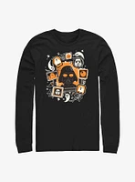 Star Wars Darth Vader Halloween Frame Long-Sleeve T-Shirt