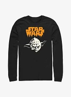 Star Wars Yoda Ghoul Head Long-Sleeve T-Shirt