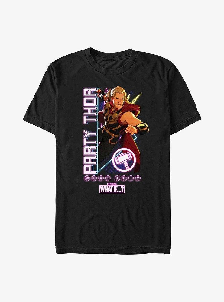 Marvel What If...? Party Time Thor T-Shirt