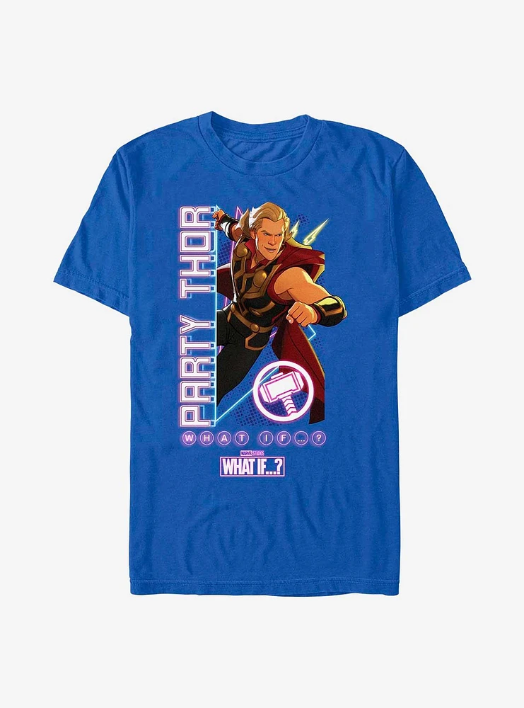 Marvel What If...? Party Time Thor T-Shirt