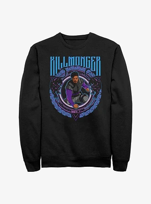 Marvel What If...? Cresting Killmonger Sweatshirt
