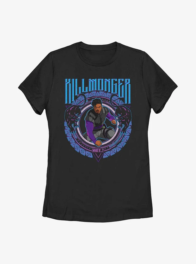 Marvel What If...? Cresting Killmonger Womens T-Shirt