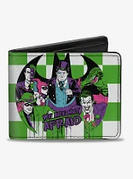 DC Comics Batman Villains Checker Bifold Wallet