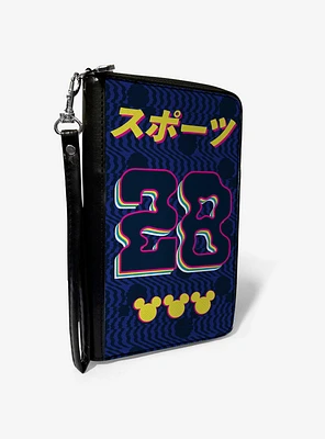 Disney Mickey Mouse Sports Kanji Zip Around Wallet