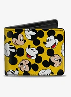 Disney Mickey Mouse Through Years Bifold Wallet