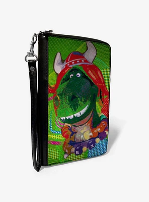 Disney Pixar Toy Story Partysaurus Rex Zip Around Wallet