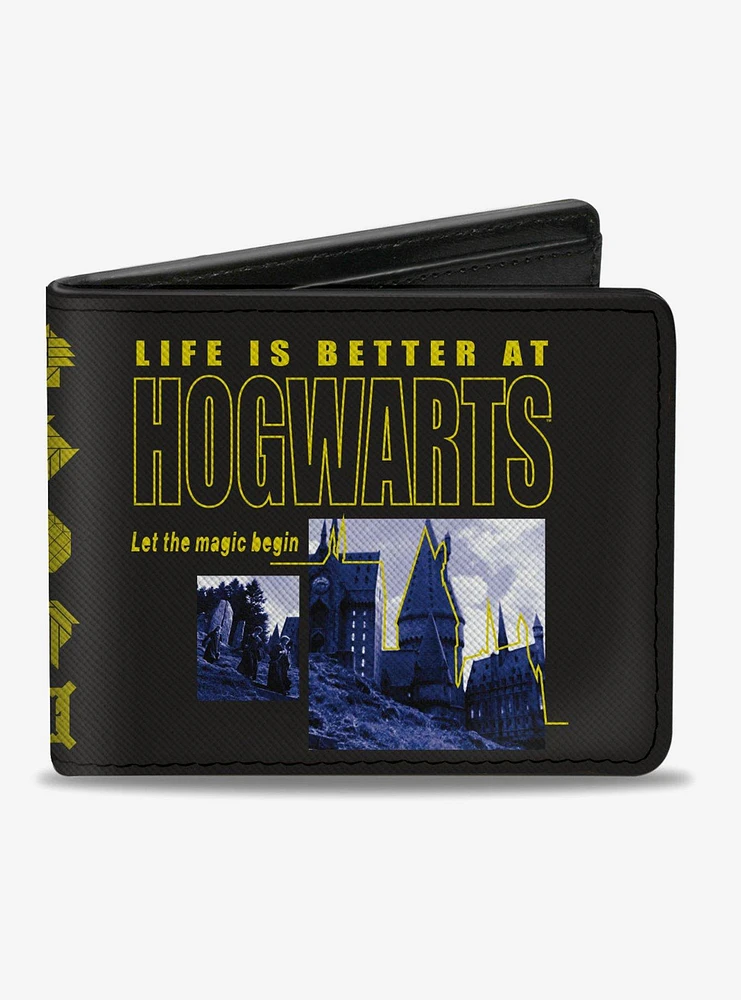 Harry Potter Life Is Better At Hogwarts Bifold Wallet