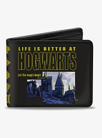 Harry Potter Life Is Better At Hogwarts Bifold Wallet