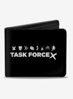 DC Comics The Suicide Squad Task Force X Icons Bifold Wallet