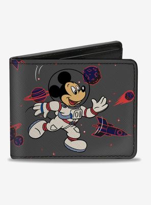 Disney Mickey Mouse Astronaut In Space Bifold Wallet