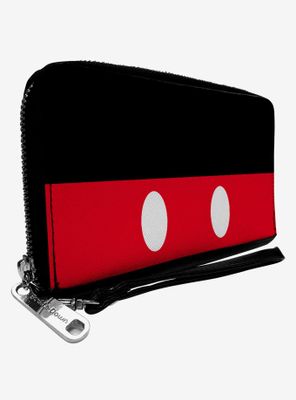 Disney Mickey Mouse Buttons Zip Around Wallet