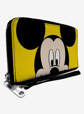 Disney Mickey Mouse Close Up Zip Around Wallet