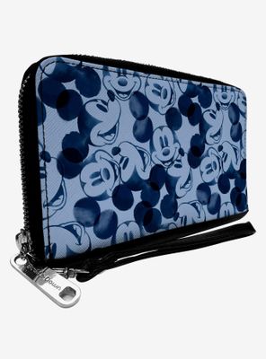 Disney Mickey Mouse Expressions Zip Around Wallet