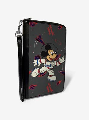 Disney Mickey Mouse In Space Zip Around Wallet