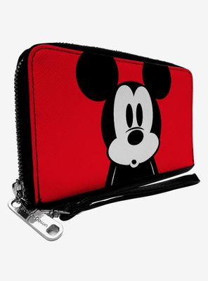 Disney Mickey Mouse Surprise Close Up Zip Around Wallet