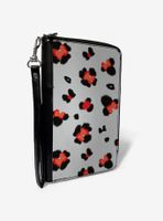 Disney Minnie Mouse Leopard Icon Zip Around Wallet