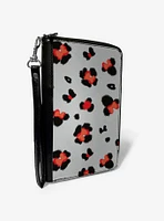 Disney Minnie Mouse Leopard Icon Zip Around Wallet