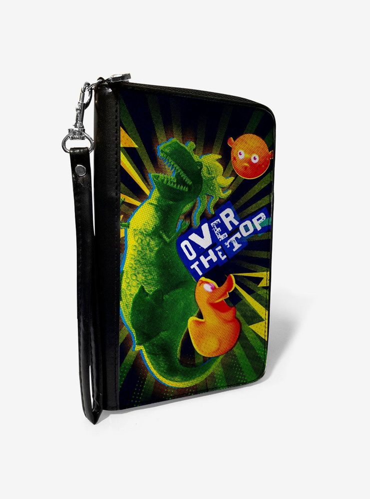 Disney Pixar Toy Story Partysaurus Rex Over Top Zip Around Wallet