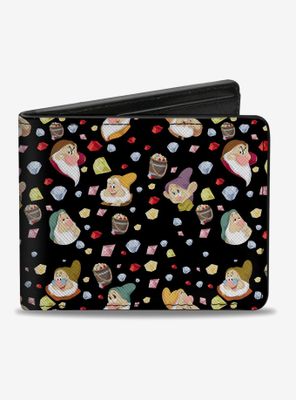 Disney Snow White Expressions And Diamonds Bifold Wallet