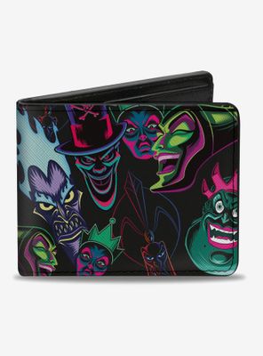 Disney Villains Neon Bifold Wallet