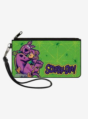 Scooby-Doo Shaggy Carrying Scooby Canvas Zip Clutch Wallet