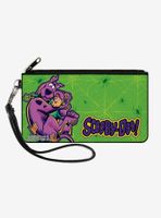 Scooby-Doo Shaggy Carrying Scooby Canvas Zip Clutch Wallet