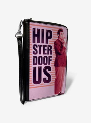 Seinfeld Cosmo Kramer Hipster Doofus Zip Around Wallet