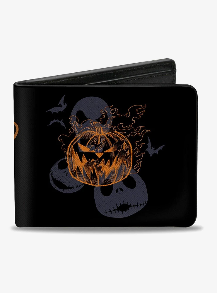 The Nightmare Before Christmas Jack Pumpkin King Bifold Wallet