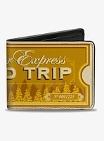 The Polar Express Round Trip Train Ticket Bifold Wallet