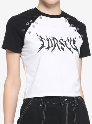 Cursed Grommet Girls Crop T-Shirt