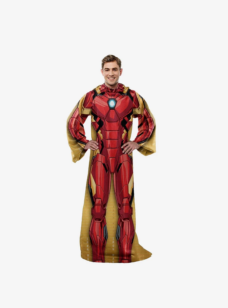 Avengers Classic Iron Man Snuggler Throw