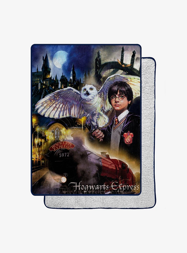 Harry Potter Magic Montage Oversized Throw