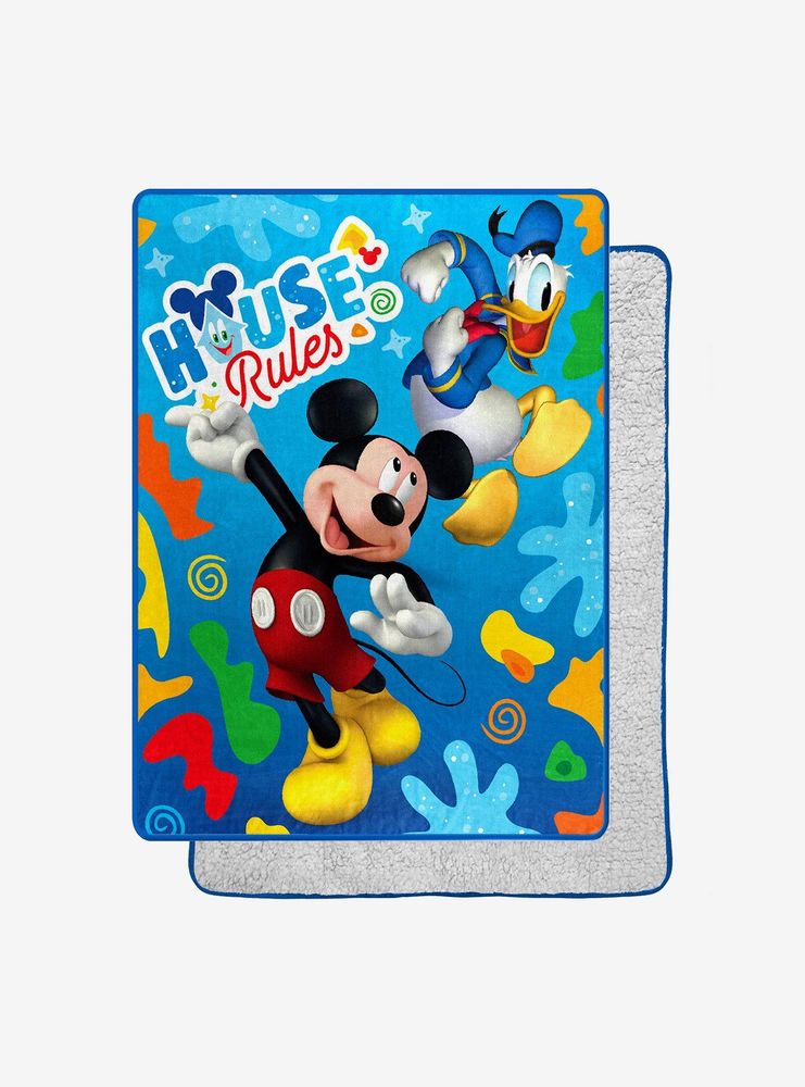 Disney Mickey M Buddies Rule Oversized Throw