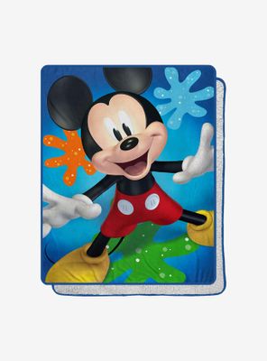 Disney Mickey M Splat Attack Throw