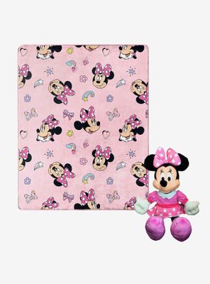 Disney Minnie M Favorite Things Hugger Pillow and Throw Set