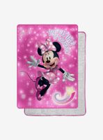 Disney Minnie M Minnie Sparkles Oversized Throw