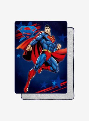 DC Comics Superman American Hero Oversized Throw