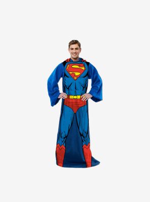 DC Comics Superman Being Superman Snuggler Throw